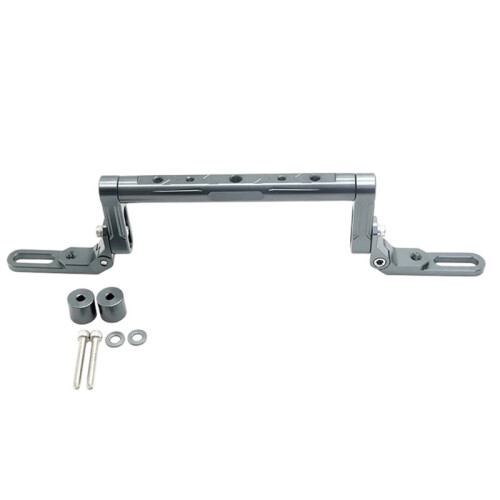Motorcycle  Bar Balance Bar Multi-Angle Adjustment Mounting Extension Bracket Heightened Extended Titanium Color