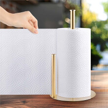 Paper Towel Holder Countertop, Heavy Duty, One Hand Tear
