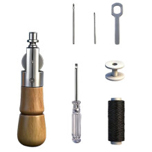 Hand Sewing Awl Tool Kit, Sewing and Repair Tool Bag, Suitable for Shoe Repair and Leather DIY Projects