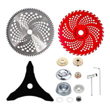 Brush Cutter Blade Kit 10" Carbide Tip with 9" and 10" 3-Tooth Blades for Ego Oregon Trimmers