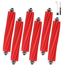 6 Pack Rubber Brushes for QV 35A Qv 35s Vacuum Cleaner Parts