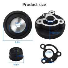 877-307 Cap Gasket Set Fits for NR83A, NR83A2, NR83A2(S), NR83A3 Framing Nailers Top-End Repair