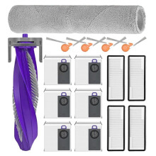 For Flow 2 - Standard Dock with Water Tank Vacuum Parts Main Side Brush Filter Mop Dust Bag Accessories 16pcs