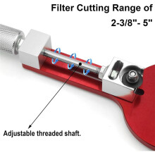 77750 Oil Filter Cutter Tool 2-3/8"-5" Range, Aluminum Alloy Can Opener for Car, Airplane, Lawnmower, Motorcycle Filters