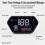 48V 60V 72V Ebike Display,Universal LED Electric Bike Screen Display Meter Backlight Waterproof E-Bike Speedometer Panel 6