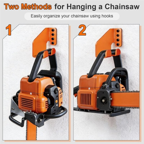 4 Pack String Trimmer Hanger Set Weed Trimmers Hooks for Heavy Duty Garage Organization Storage Shed Organizer 1