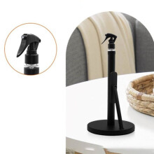 Porte-Rouleau de Papier Essuie-Tout 2 en 1 avec Flacon Pulvérisateur Intégré, Distributeur Vertical de Papier et de Serviettes en Papier B