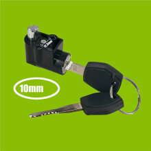 Electric Bicycle Battery Lock Cylinder with Key, for Hailong Electric Bicycle Battery Box 20mm