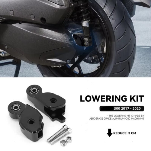 Motorcycle Rear Suspension Lowering Kit - 30mm Lowering Link Modification for  XMAX300 (2017-2020) 1