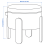 IKEA FÖRLUNDA Storage Pouffe 44 cm 5