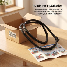 Door Body Weatherstrip Rubber Seal for E170 Altis 1.6L 1.8L 2.0L 2014-2019 Front Right : 67861-02320