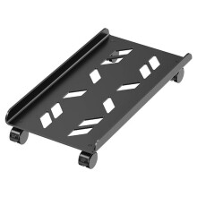 Computer Stand for Most PC for Mobile CPU Stand, Steel PC Stand CPU Holder with Rolling Caster Wheel