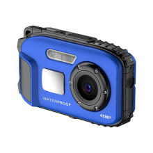 1080P HD Underwater Camera IP68 Waterproof Camera 48MP Digital Camera for Snorkeling Dustproof Floatable Autofocus