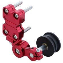 Aluminum Alloy Adjuster Chain Tensioner Roller Transmission Parts Universal Fit for Motorcycle /Chopper ATV Red