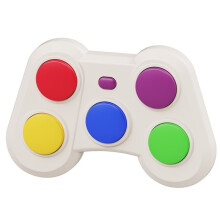 Children'S Dynamic Rhythm Game Console, Rhythm Light Match, Thinking Training, Educational Fingertip Color Light Toy
