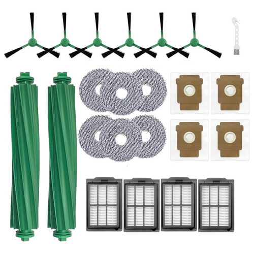 Replacement Part Kit for    405 Combo/505 Combo Robot Vacuum Main Side Brush Filter Mop Dust Bag 23pcs 1