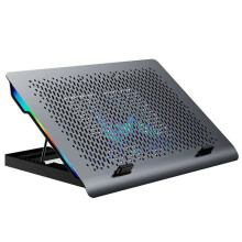 Laptopkoeler, Stille Basis, Laptop Uitlaatventilatorbeugel, Verhoogde Ventilator, Verstelbare Koelbeugel