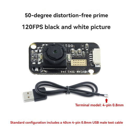 GC0308 USB Camera Module 120FPS Camera Module 30MP Sensors for Dynamic Picture, 50 Degree Black 2
