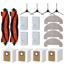 Replacement Parts for Uninell UR3 Robot Vacuum Cleaner Main Side Brush Mop Filter Dust Bag Accessories 18pcs