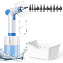 Ear Wax Removal Kit Electric Ear Cleaning Kit with Water Temperature Sensor Ear Cleaner with Light Safe and Effective