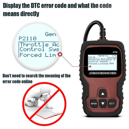 JP700 JOBD OBD2 Japanese Car Scanner JDM Automotive Code Reader Engine Diagnostic Tool for 2