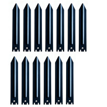 13Pcs 10Inch Metal Landscape Edging Stakes for Garden, Lawn, and Trellis Support Corrugated Garden Landscape Edging