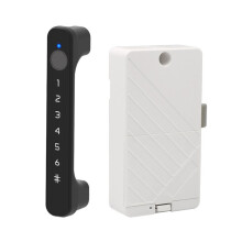 Serrure Numérique Biométrique pour Tiroir Chambre Coucher, Serrure Empreinte Digitale, Serrure Cabinet Mot Passe, Facile Installer, Fonctionne avec