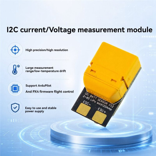 External Ammeter I2C Current/Voltage Measurement Module for ArduPilot and PX4 Firmware Flight Controller 2