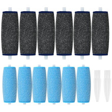 12 Pack Extra Grove Vervangrol voor Pedi, Vervangkop Navullingen Compatibel voor Pedi Navullingen