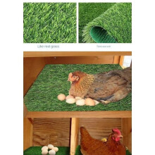 1set/6pcs Reusable Chicken Coop Mats, Artificial Grass Mats, Suitable for Chicken Coops, Pet Gardens, Lawns and Outdoors