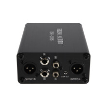 Wielofunkcyjny Izolator Audio, dla RCA XLR 6.35mm Izolator Szumów Pętli Uziemienia, Eliminator Buczenia, Filtr Szumów Audio