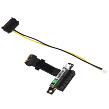 Adaptador de Cabo de Extensão M.2 WiFi A.e Key para PCIe 4.0 X4 Riser SsD para Laptop Notebook 4x Placa PCI Express B