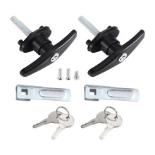 Truck Cap Locking T-Handle with Keys for Truck Shells Trailers RVs and Electrical Cabinets