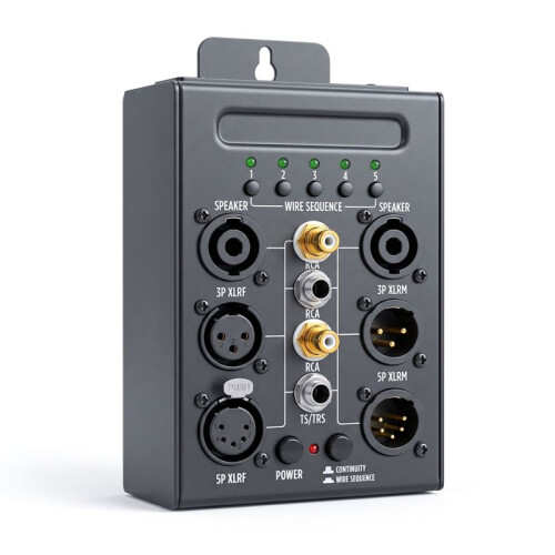 Act100 Audio Cable Tester - Xlr Cable Tester for Stage Audio Engineering, Dedicated Microphone Cable Detection