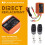 Intelligent Digital Display Motorcycle Battery Power-Off  with Remote Control Battery Disconnect  Universal 6
