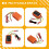 Intelligent Digital Display Motorcycle Battery Power-Off  with Remote Control Battery Disconnect  Universal 7