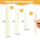 Smooth Plastic Folding Scoring Burnishing Crafting Scrapbooking Tool 3 Shape Folding Tools for Bookbinding Paper Crafts 8