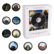 New Rotating Illuminated NFC Music Box Fridge Magnet Music Fridge Magnet NFC Music Player LED Night Light