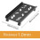 Computer  Stand for Most PC for Mobile CPU Stand, Steel PC  Stand CPU Holder with Rolling Caster Wheel 6