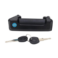 701 837 210 701837210 Maçaneta Externa Lateral Deslizante Direita para Transporter T4 com Chave