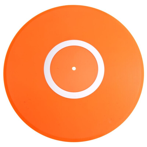 Tapete Antiderrapante para Toca-Discos de 12 Polegadas em Acrílico, Bonito e Que Reduz Ruídos Estáticos e Poeira.