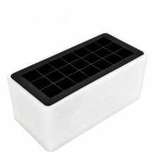 Whiskey-Shaped Plastic Silicone Square Ice Tray-Easy to Remove, Modern-Style Silicone Mold,Whiskey Ice Mold