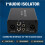Multi-Functional Audio Isolator,for RCA XLR 6.35mm Ground Loop Noise Isolator,Hum Buzz Eliminator,Audio Noise Filter 4