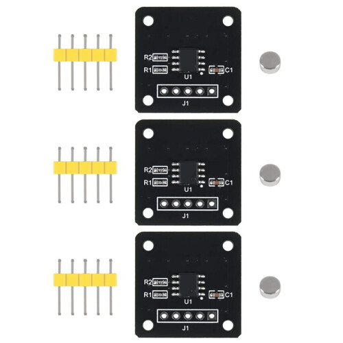 3set MT6701 Magnetencoder Magnetinduktionswinkelmesssensor-Modul 14bit Ersatz AS5600