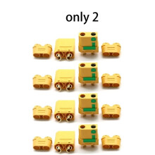 1 Pair Amass XT90S XT90-S Male Female Bullet Connector Anti Spark for RC Lipo Battery DIY FPV Quadcopter Brushless Motor