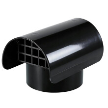 Radon Vent Cap for 4"/3"Schedule 40 Radon Fan Pipe/Roof Vent Pipe/Flue Pipe, Radon Pipe Cover Radon Rain Cap Exhaust Cap