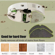 5Pcs Cleaning Pads for 115 Combo/115 Combo + Vacuum and Mopping Robot, Washable Microfiber Mop Pad Replaement Kit