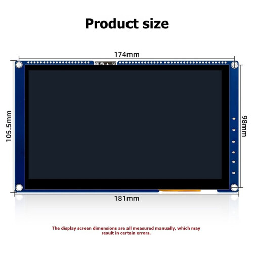 7" ESP32-P4C6 Development Board 1024x600 Capacitive Touch Screen WiFi 6 BLE 5 Module 2