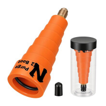 Nitrogen Purge Boot for HVAC Brazing, Hands-Free Nitrogen Purge Tool with Multi-Size O- Seal and 1/4" SAE Connector