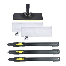Kit de Rallonge pour Nettoyeur Vapeur pour SC1 SC2 SC3 SC4 SC5 SG4 avec Tête de Balai et Brosse en Microfibre